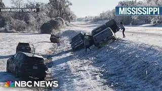 Race to restore power in freezing South