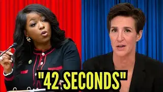 Rachel Maddow ASKED Crockett a Simple Question — 42 Seconds Later, The Studio STOPPED