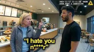 Racist Karen Realizes She’s Being Arrested