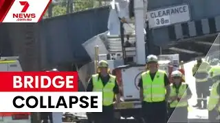 Rail worker dies in Lithgow bridge collapse | 7NEWS