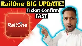RailOne App New Update 🔥 | Ticket Confirm FAST in 2026