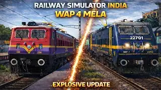 RAILWAY SIMULATOR INDIA MEGA BETA UPDATE | NEW LOCO | NEW ROUTE | ACTIVITY 3 | ISHU K TECH