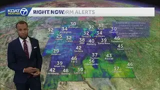 Rain and mountain snow for southern New Mexico