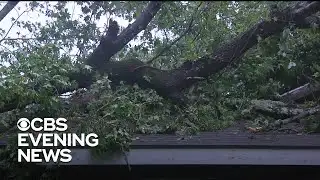Rain and severe thunderstorms hit the South