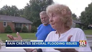 Rain creates several flooding issues