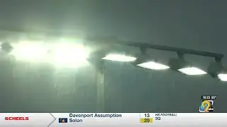 Rain delays Lisbon East Buchanan