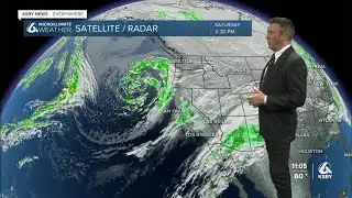 Rain spreading south overnight into early Sunday