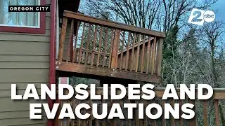 Rain triggers landslide activity in Oregon City, causing evacuations
