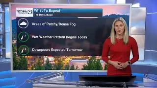 Rainy weather pattern begins Thursday with a steady cooldown ahead