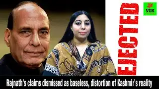 Rajnath’s claims dismissed as baseless, distortion of Kashmir’s reality
