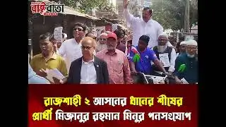 Rajshahi 2 constituency paddy sheaf candidate Mizanur Rahman Minur
