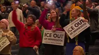 Rally against ICE held inside Target Center in Minneapolis