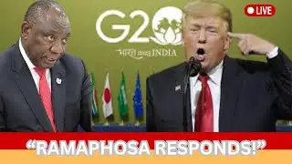 “Ramaphosa Fires Back at Trump’s G20 Ban Claim”