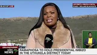 Ramaphosa to hold Presidential Imbizo in the Uthukela District today