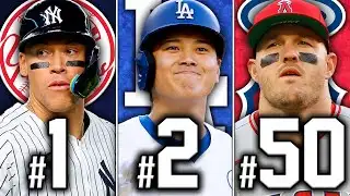 Ranking the TOP 50 Players in MLB for 2026
