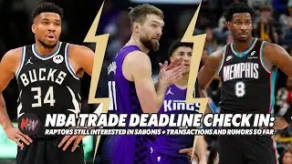 Raptors still want Sabonis + Raptors SLAM shoot behind the scenes + Harden trade react
