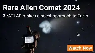 Rare Alien Comet 3I/ATLAS Flyby Earth This Week! 🌌 Hubble Images & Facts