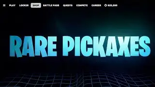 RARE PICKAXES RETURNING…
