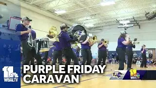 Ravens Purple Friday Caravan makes stops across Maryland