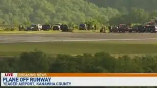 Raw: 2 Killed When Plane Goes Off W.Va. Runway
