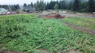 Raw drone video of damage after tornado warnings