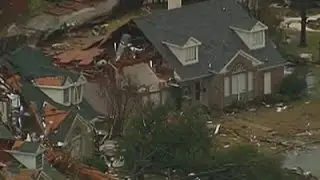 Raw: Homes Devastated from Texas Tornadoes