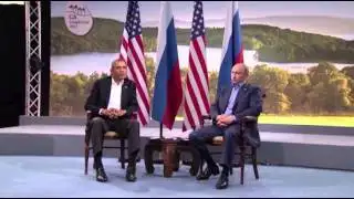 Raw: Obama, Putin Meet at G8