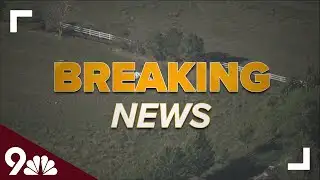 RAW: Sky9 footage shows first plane from collision in Boulder County