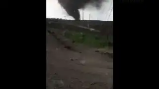 Raw: Tornado Touches Down, Destroys Colo. Barn