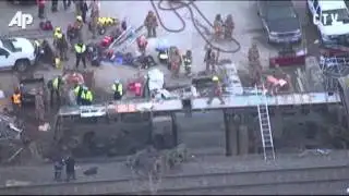 Raw Video: 3 Dead in Canadian Train Derailment