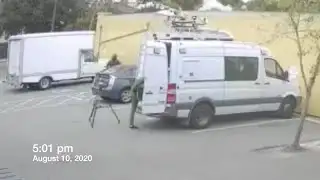 Raw Video: Armed Robbery of TV News Cameraman in Berkeley