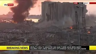RAW VIDEO  Beirut blast caught on camera