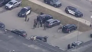 Raw video: Scene over UMass Lowell, where shelter-in-place ordered