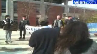 Raw Video: UW-Milwaukee Students Hold 