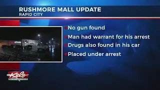 RCPD: No gun recovered from Rushmore Mall incident