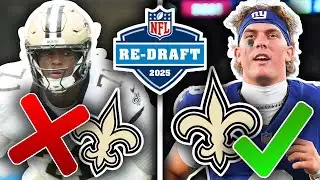 Re-Drafting These 10 HUGE MISTAKES From The 2025 NFL Draft Class