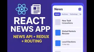 React News App | News API, Context API & Redux | Full Frontend Project