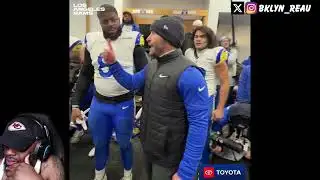 REACTION TO! Rams Locker Room Speech After Win Over Bears!!