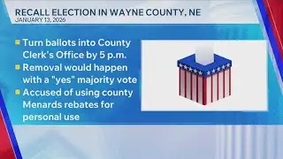 Recall Election in Wayne County, Nebraska