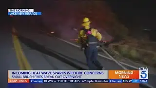Recent brush fires ignite wildfire concerns in SoCal