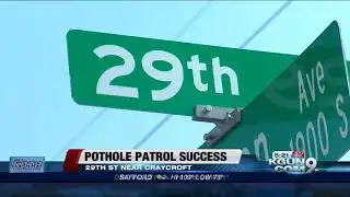 Recent rain creates additional potholes on 22nd St