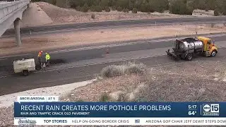 Recent rain creates more pothole problems