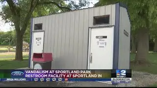 Recent vandalism at park facility in Clinton