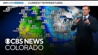 Record cold slams the east, while Colorado stays warm, big weekend storm ahead