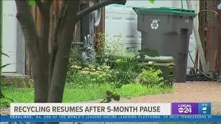 Recycling resumes in Memphis after five-month hiatus