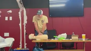 Red Oak Community Rural Fire Department brushing up on CPR training