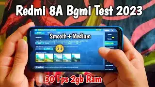 🔥 Redmi 8A Bgmi Test 30 Fps 2gb Ram ✅