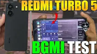 Redmi Turbo 5 Bgmi Test | DM 8500 Ultra Processor ☠️🖤
