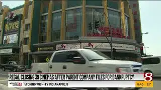 Regal closing 39 cinemas after parent company files for bankruptcy