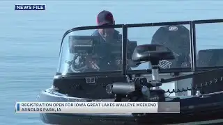 Registration opens for Iowa Great Lakes Walleye weekend